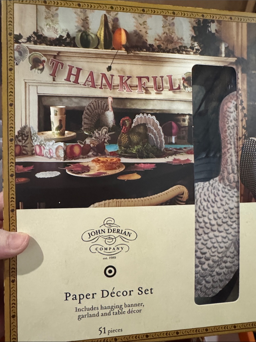 John Derian Company Thanksgiving Paper Décor Set